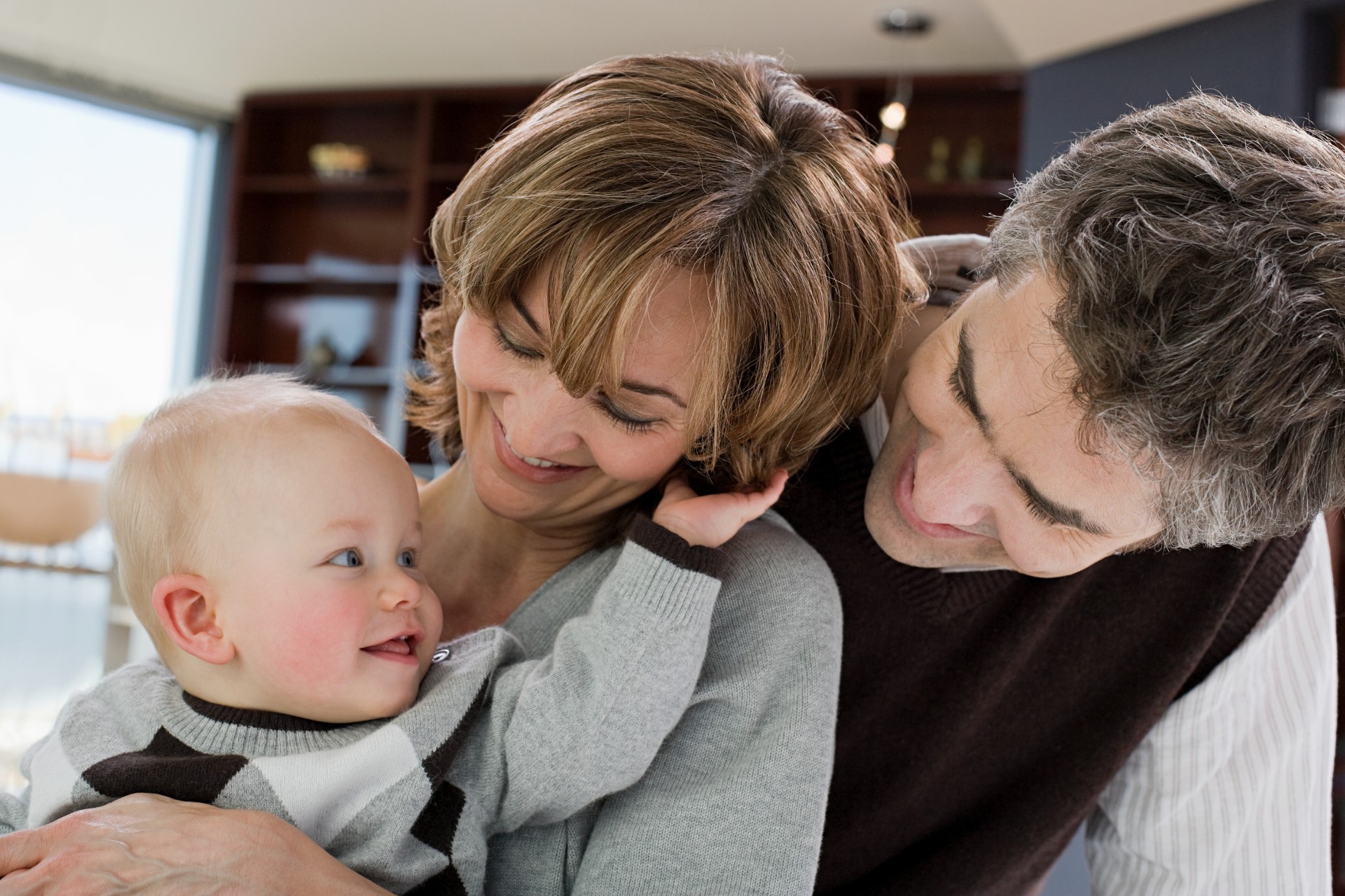 Parents and their baby